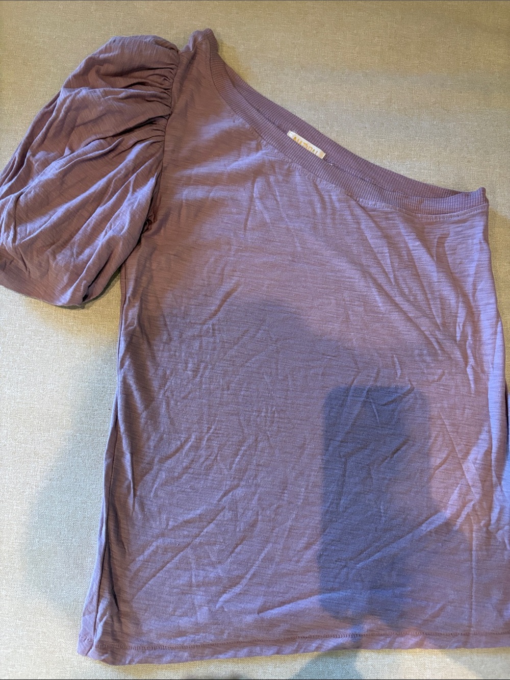 Nation LTD Lavender Puff Sleeve Tee
